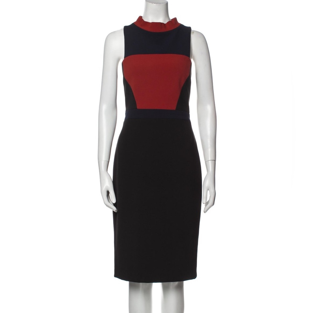 BADGLEY MISCHKA Colour block Pattern Knee-Length Dress Sz 0